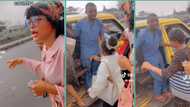 "Very cheap": Lady attempts using Lagos bus to travel to America, video keeps netizens in stitches