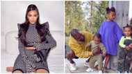 Kim Kardashian tags herself lucky as she gushes over Kanye West and kids (photos)