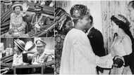 Once upon a time: Massive reactions as photos show Queen Elizabeth riding with Yakubu Gowon