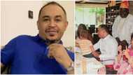 Ali Baba pulls up photos of Daddy Freeze and his parents as he counters claims by Pastor Ibiyeomie