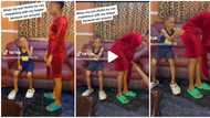 "That's what my mum would do": Househelp deals with madam's son for hitting her backside, video trends online