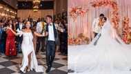 Emotional groom breaks into tears after glowing bride walks down the aisle in majestic gown, clip melts hearts