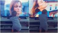 Little kid goes to the front of flat screen TV, dances to CKay's Love Nwantiti, video goes viral
