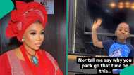 Actress Wumi Toriola replies son as he explains why he’s tired of their house: “It’s not your fault”