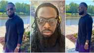 Singer Timaya shares photos of new look after cutting off dreadlocks, stirs reactions from Nigerians