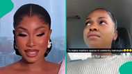 Lady shares funny hairstyle stylist did for her: "E reach to cry"