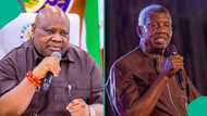 Governor Adeleke sings, dances as he celebrates Pastor Adeboye at 84, video draws reactions