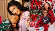 During birthdays, Christmas, Children's day other moments Tonto Dikeh has served motherhood goals online