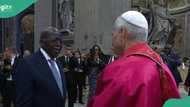 Tinubu exchanges pleasantries with Pope Leo in trending video, "They are Chicago boys"