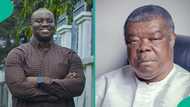 Uma Ukpai's son drops rare photo of late dad who died at 80, people mourn