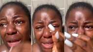 "Don't cry baby": Hilda Baci in tears as she speaks with fans during live video session, cries out to God