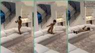 "My dream house": Lady spoilt heavily by her man with new mansion, video of interior stuns many