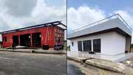 "How much did you spend?" Creative man converts one long container into Lekki-standard house, video emerges