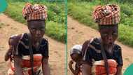 Nigerian woman markets her snacks in a hilarious way, her video trends on TikTok