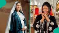 Actress Ekene Umenwa berated over 'Holy Mary' maternity photos: "Beg God and people for forgiveness"