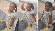 Una dey use internet children play? Intelligent little girl with shiny black skin challenges adult in video