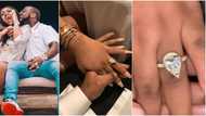 I love you Davido - Chioma reacts after receiving massive rock as engagement ring from singer