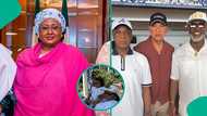 Bidiyon Aisha Buhari, Dino Melaye, Seyi Tinubu da wasu suna liyafa a Spain