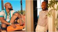 "He saved me": Singer Morachi thankful as his Range Rover catches fire on motion in US, video sparks reactions