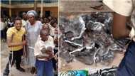 Nigeria's physically challenged teacher Michael Showunmi spends part of his earnings providing for students in Lagos (see photos)