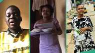 Nigerian man hails himself as wife kneels to serve him food at home, video stirs mixed reactions