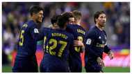 Real Madrid finally top Barcelona in La Liga after narrow win over Real Valladolid