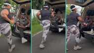 "I need this kind of trainer": Fitness expert uses wads of cash to make lady jog on a street, video trends