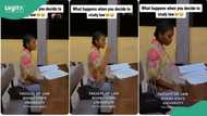 Law student makes people laugh with her amusing self-talk in class while learning legal concepts