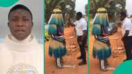 Catholic priest captured interacting with masquerade, what he did generates buzz, video trends
