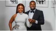 Court wedding fashion: Gorgeous Nigerian bride rocks daring look for her big day
