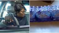 Funke Akindele 'screams' as one of her twin boys attempts crate challenge with packs of bottled water