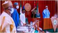 President Buhari presides over FEC meeting at State House