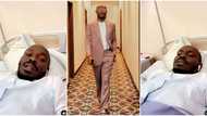 "They want to kill me": Mr Jollof cries out, lands in hospital after drinking fake beer in club, clip trends