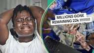 Lady who saved in piggy bank for 2 years cries out after opening it to find only N22k, video trends