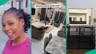 Lady who built duplex at 24 shows off interior design of mansion, video inspires many on TikTok
