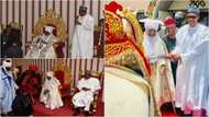 Kaddamar da ruwan Zaria: Sarkin Zazzau ya yi ma Buhari babbar kyauta (Hoto)