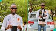 University of Ibadan student bags two degrees as he signs out in grand style, shares experience