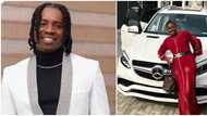 Skit maker Lord Lamba leaves mum emotional as he buys her Mercedes Benz, seen cruising luxury car with her