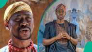 Excitement as Lateef Adedimeji teases fans with new biopic, Lisabi, shares pics: "So proud of you"