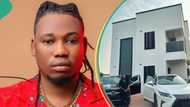 "Cut soap for us": Small Doctor, Femi Adebayo, others react as Qdot acquires mansion 'number 5'