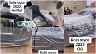 "Cullinan is my favourite": Man drives tear-rubber Rolls Royce on the street, gets people's attention