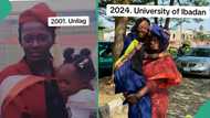 UNILAG graduate recreates convocation photo as her daughter graduates from University of Ibadan