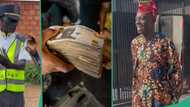 "He got 745k": Man who returned poor from abroad breaks down in joy as Nigerians lift him again