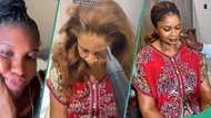 Lady who styled Chioma Adeleke's mother gushes over woman's beauty, video melts hearts online