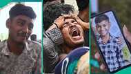 Air India crash: Man inconsolable as 15-year-old only brother who was hit by plane's wing is buried