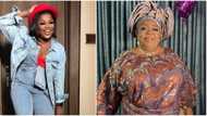 Funke Akindele shares lovely rare photo of mum, pens beautiful message as she celebrates birthday