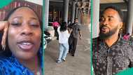Odogwu pararan: Drama as lady sees actor Uzor Arukwe at car park, runs to hug him in video