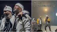 "Una don big pass these things": Moment Peter & Paul Okoye of Psquare stripped on stage sparks reactions