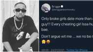 Nigerian rapper Erigga says only hungry girls cheat in relationships