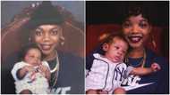 Pretty lady recreates mum's 1991 photo 30 years after with her son, people can't tell them apart
